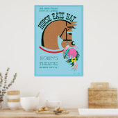  paard Pet Kinder Poster (Keuken)