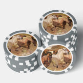 Paard Poker Chip Geluk Mustang Herd Stampede Strip (Opstapeling)