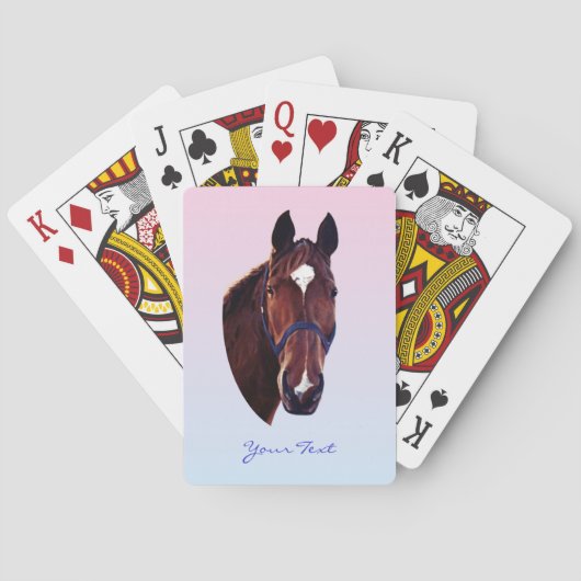 Paard Pokerkaarten (Achterkant)
