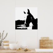 Paard Pop Art Poster (Keuken)