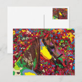 paard Portret 7 Briefkaart (Voorkant / Achterkant)