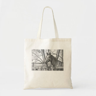 Paard Portret Tote Tas