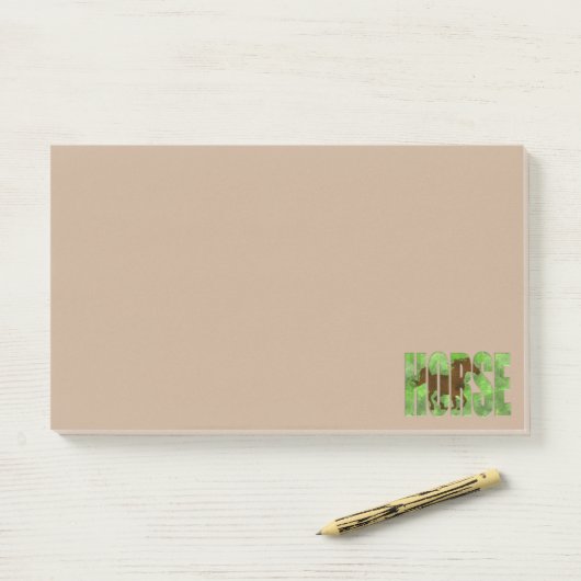 paard post-it® notes (Op bureau)