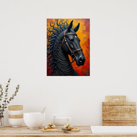 Paard Poster (Keuken)