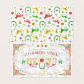 Paard Racing Derby Wager Party Games Wedden Slip Visitekaartje (Buitenkant ongevouwen)