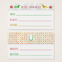 Paard Racing Derby Wager Party Games Wedden Slip