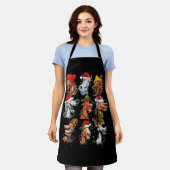 Paard Rassen Liefhebber Vrolijk Kerstmis Kerstmis Schort (Gedragen)