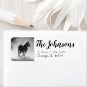 Paard retour adreslabels Custom Etiket (Insitu)