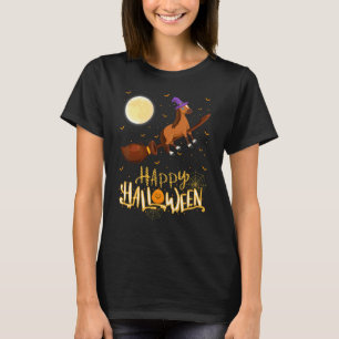 Paard Rijden Heks Schot Hagel Paard Halloween T-shirt