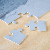 Paard rijden in de winter op Hideout Ranc Legpuzzel (Zijkant)