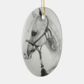 paard, rodeo keramisch ornament (Rechts)