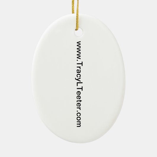 paard, rodeo keramisch ornament (Achterkant)