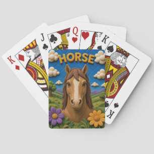 Paard Rollende Vallei Modern KlayKoo Pokerkaarten