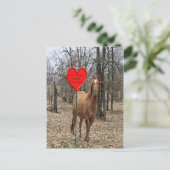 Paard rond Valentijn na Kaart (Staand voorkant)