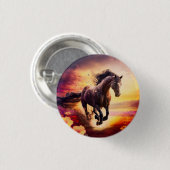 Paard Ronde Button 3,2 Cm (Voorkant /achterkant)