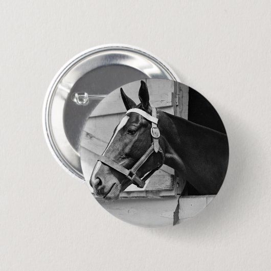 Paard Ronde Button 5,7 Cm (Voorkant /achterkant)