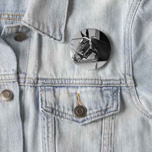 Paard Ronde Button 5,7 Cm (In situ)