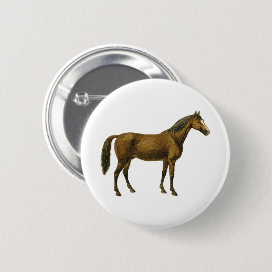 paard ronde button 5,7 cm (Voorkant /achterkant)