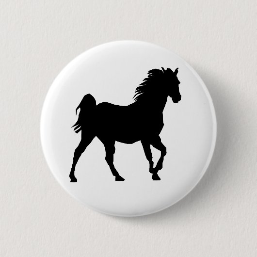 Paard Ronde Button 5,7 Cm (Voorkant)