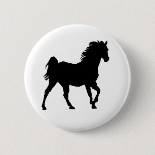 Paard Ronde Button 5,7 Cm