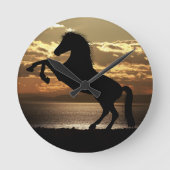 paard ronde klok (Voorkant)