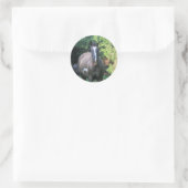 Paard Ronde Sticker (Tas)