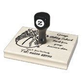 Paard Rubber stempel (Stempel)