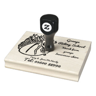Paard Rubber stempel