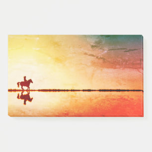 Paard & ruiter 1 post-it® notes