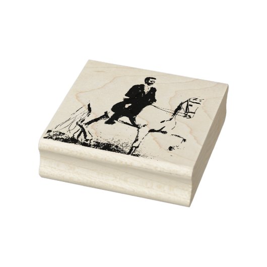 Paard & ruiter Rubber Stamp Rubberstempel (Stempel)