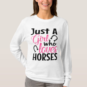 Paard Ruitersport Cowgirl Country Western Paardrij T-shirt