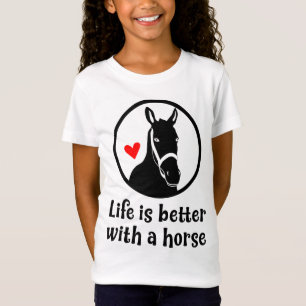 Paard Ruitersport Cowgirl Country Western Paardrij T-shirt