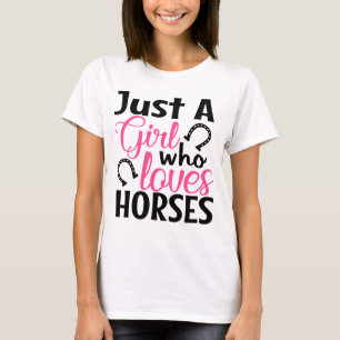 Paard Ruitersport Cowgirl Landelijk Westers Paardr T-shirt