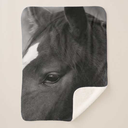 Paard sbcnm sherpa deken (Voorkant)