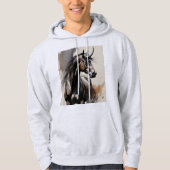 Paard Schilderen Lange Mouwen Top (Voorkant)