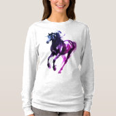 Paard Schilderen Lange Mouwen Top (Voorkant)
