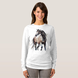Paard Schilderen Lange Mouwen Top