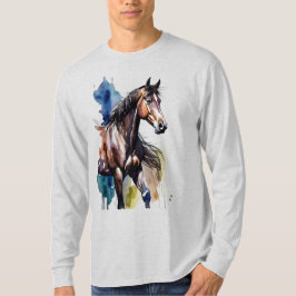 Paard Schilderen Lange Mouwen Top