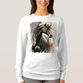 Paard Schilderen Lange Mouwen Top