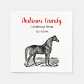 paard servet (Voorkant)