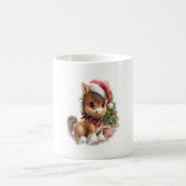 Paard Shirt Kerstman Hoed Koffiemok (Center)