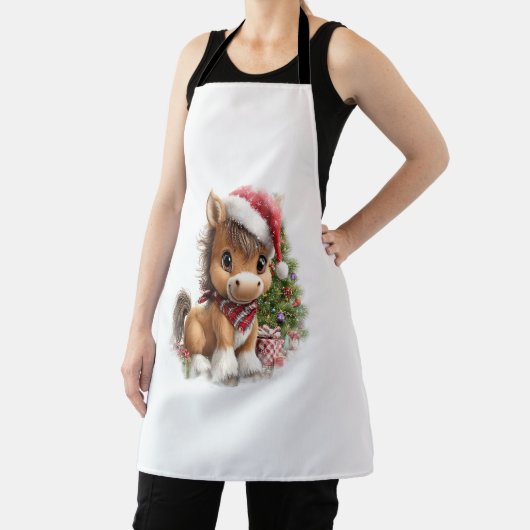 Paard Shirt Kerstman Hoed Schort (Insitu)