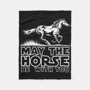 Paard Shirten voor Meisjes Grappig Paardrijden Cad Fleece Deken