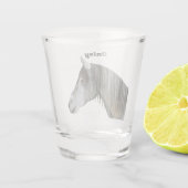Paard Shot Glas (Achterkant)