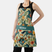 Paard Show Bloemen Aangepast Patroon Schort (Insitu)