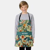 Paard Show Bloemen Aangepast Patroon Schort (Gedragen)