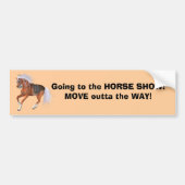 Paard Show Bumpersticker (Voorkant)