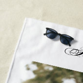 Paard Show - Paard & ruiter gepersonaliseerd Strandlaken (In situ)