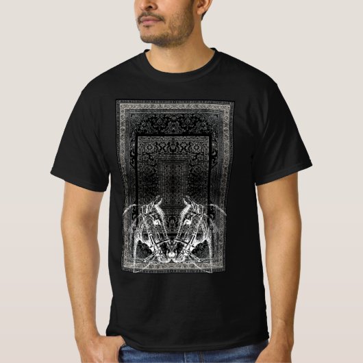 Paard Sieraden Schets T-Shirt (Voorkant)