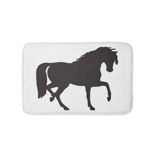 Paard Silhouet Badmat (Voorkant)